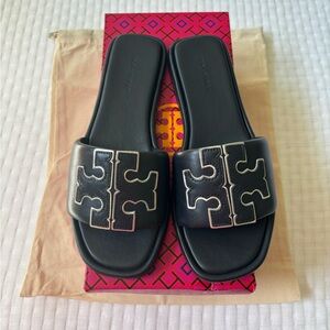 ❌SOLD❌ BNIB Tory Burch T Sport Slide in Navy (size 6.5)